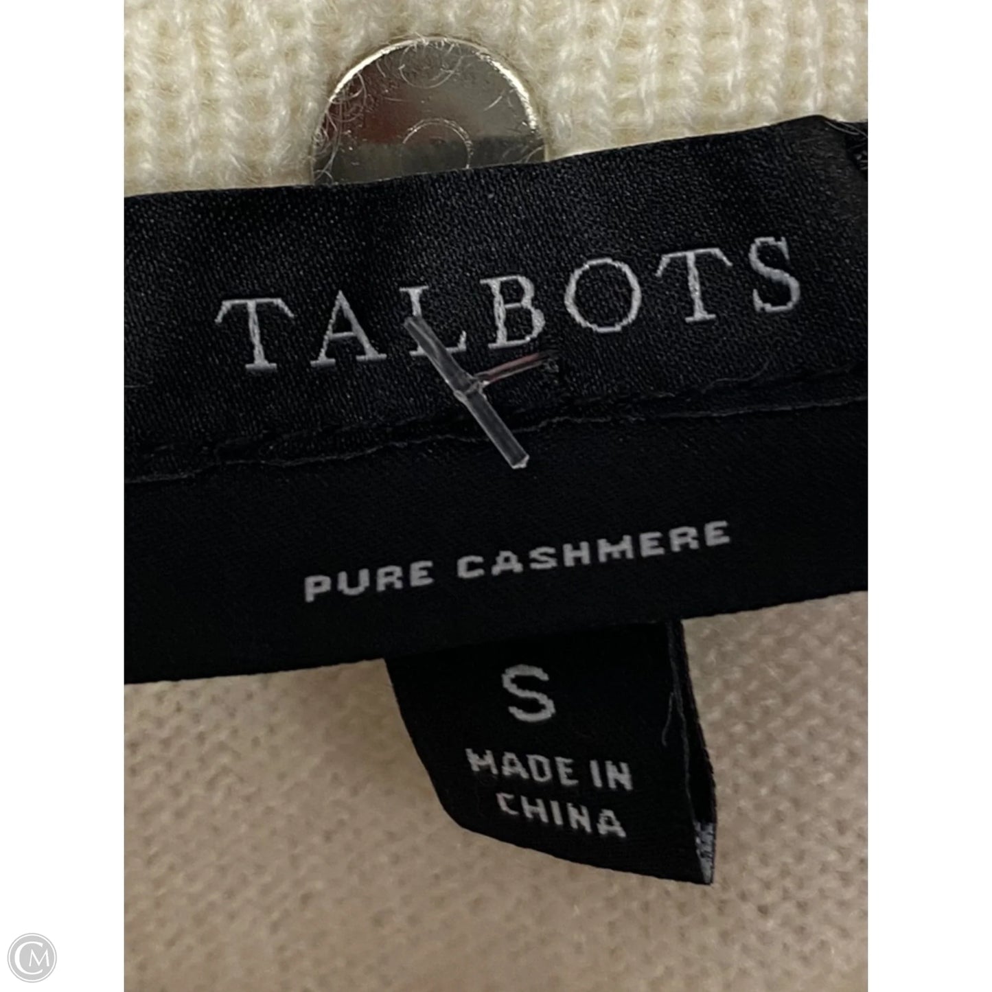 Sweater Cashmere By Talbots In Cream, Size: S