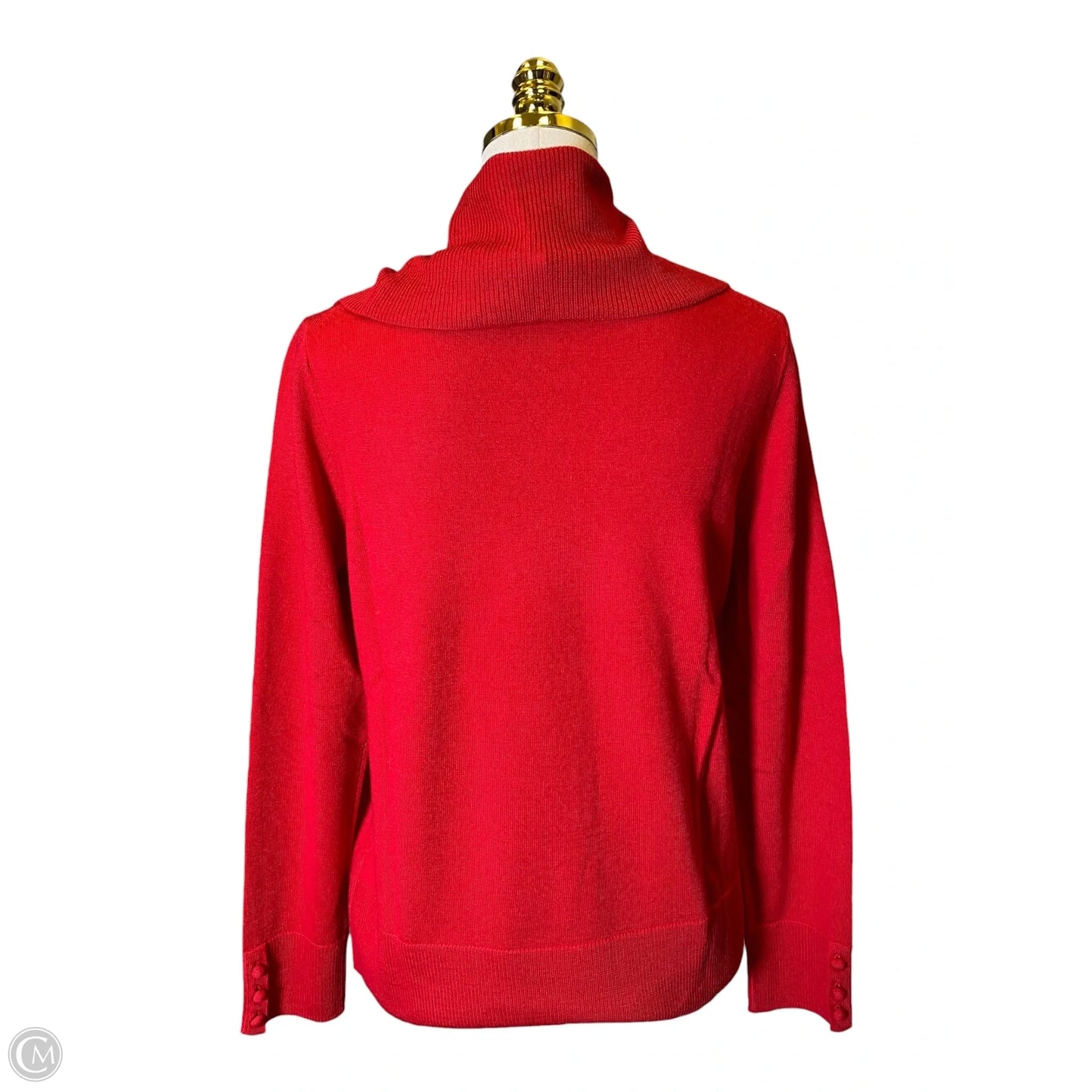 Sweater By Talbots In Red, Size: M
