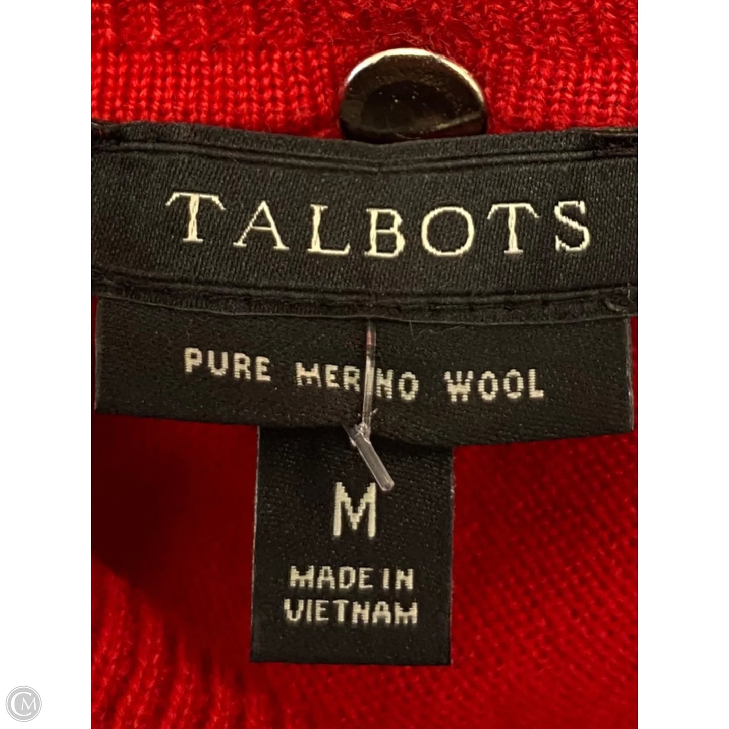 Sweater By Talbots In Red, Size: M