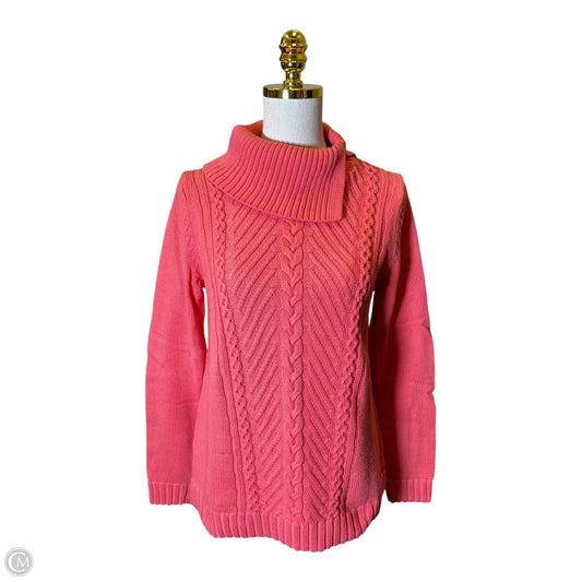 Sweater By Talbots In Pink, Size: S