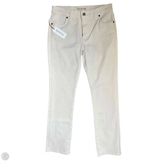 Jeans Straight By Tecovas In Cream, Size: 2