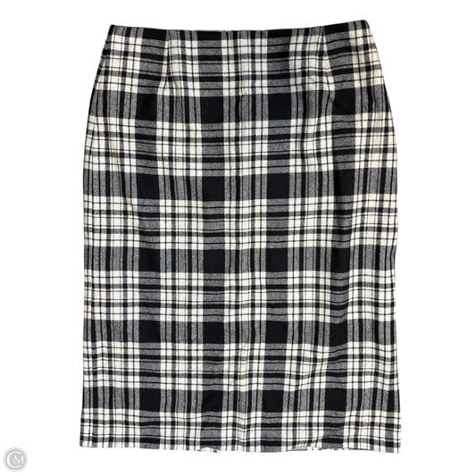 Skirt Midi By Eddie Bauer In Black & White, Size: 18
