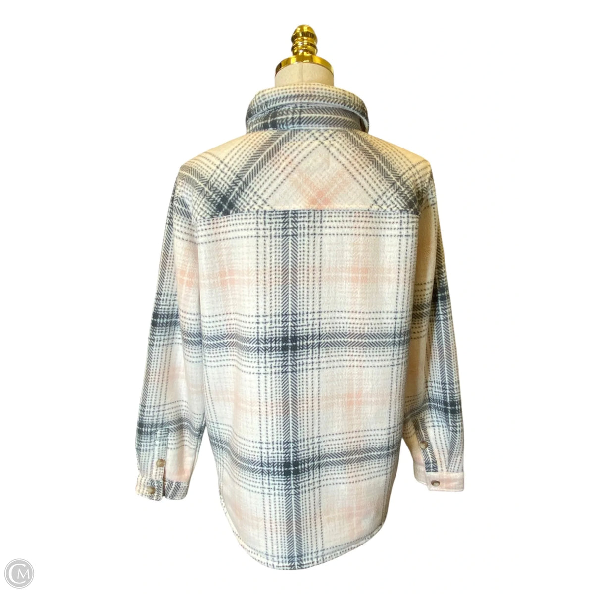 Sweater By Bb Dakota In Plaid Pattern, Size: 2x