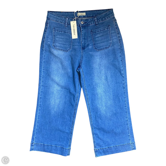 Jeans Straight By Luvamia In Blue Denim, Size: L