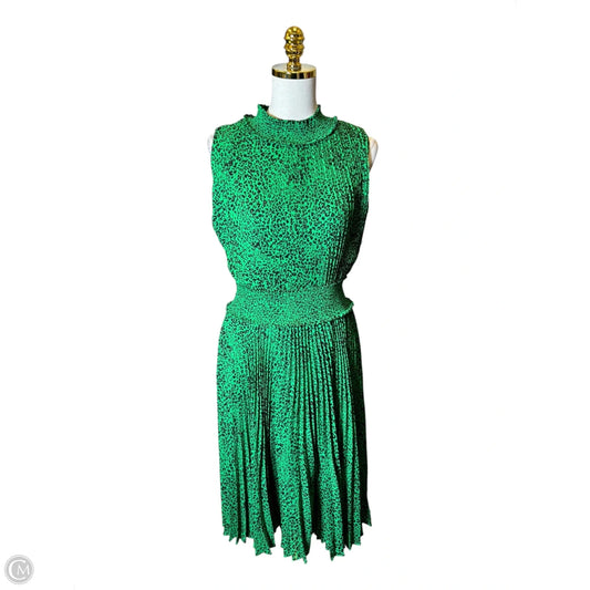 Dress Casual Midi By Nanette By Nanette Lepore In Black & Green, Size: 14
