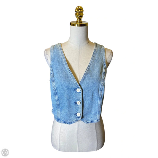 Vest Other By Madewell In Blue Denim, Size: 4