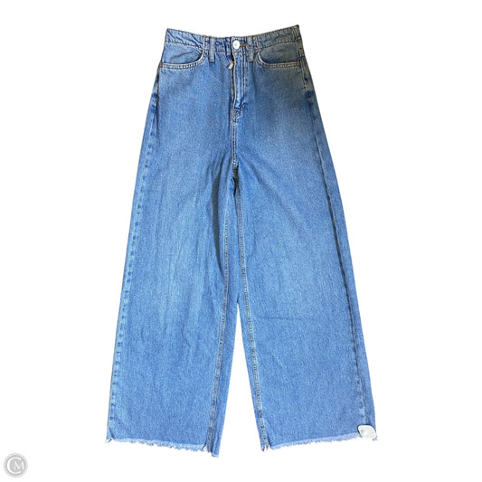 Jeans Wide Leg By Free People In Blue Denim, Size: 2