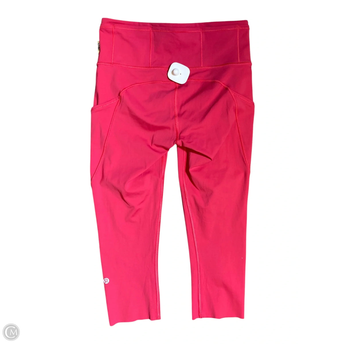 Athletic Capris By Lululemon In Pink, Size: 6