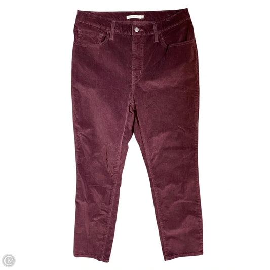 Pants Corduroy By Levis In Maroon, Size: 16