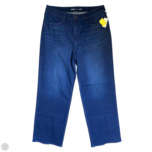 Jeans Wide Leg By Old Navy In Blue Denim, Size: 14