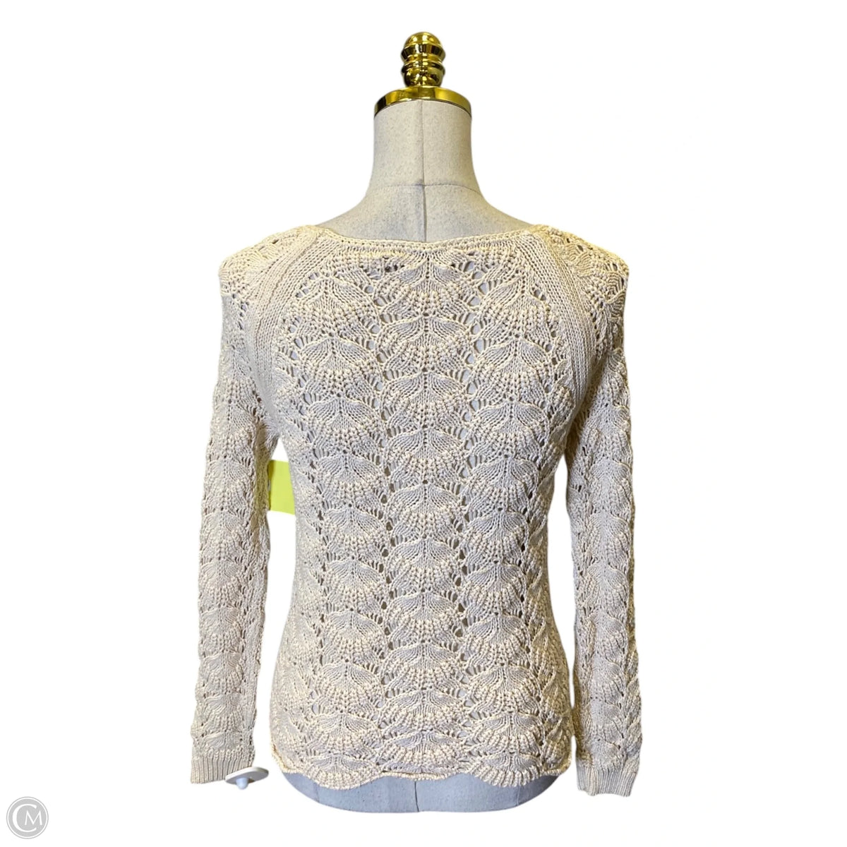 Sweater By Loft In Cream, Size: S