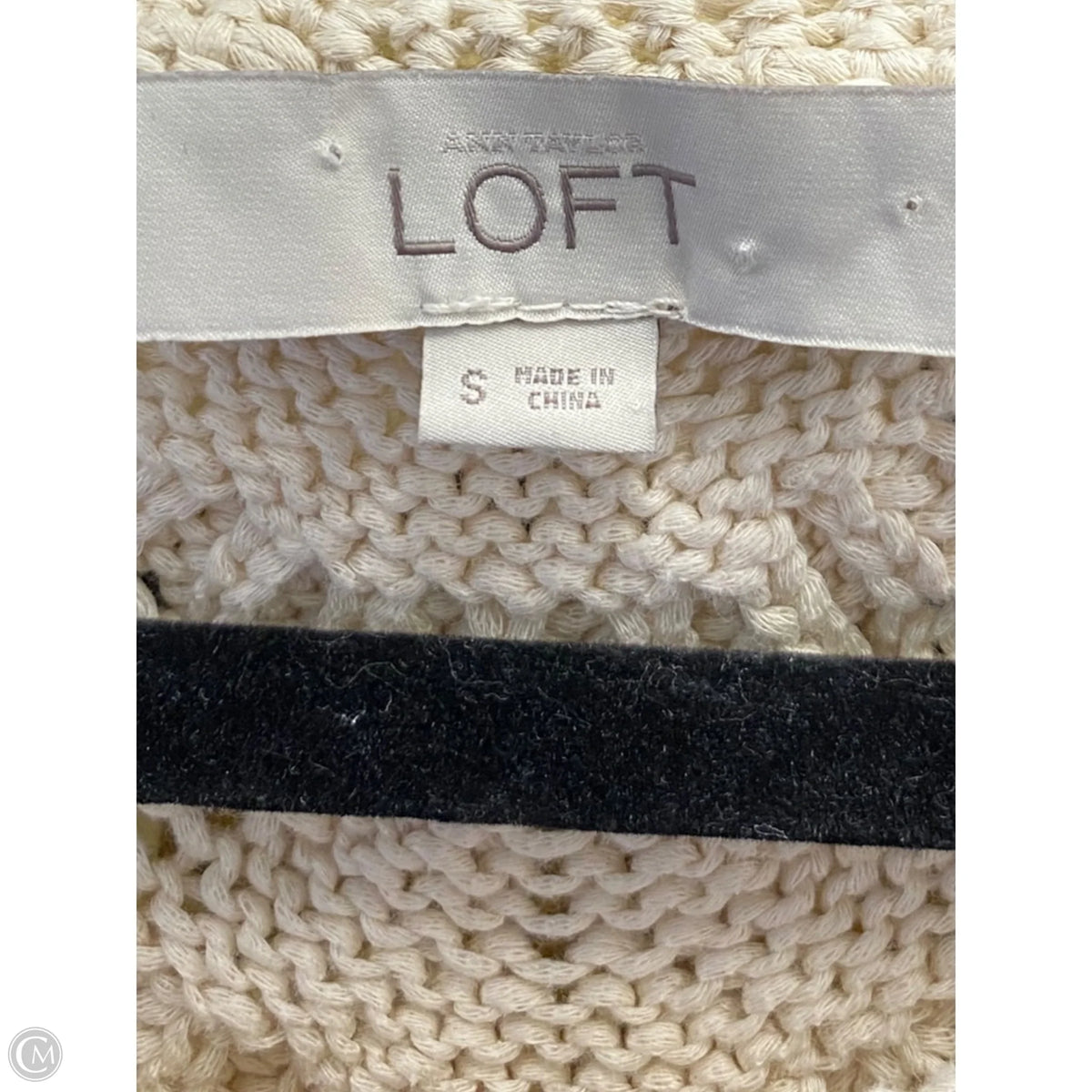 Sweater By Loft In Cream, Size: S