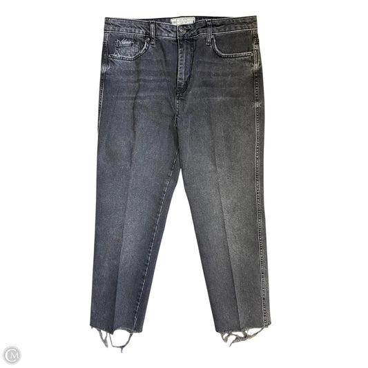 Jeans Straight By Free People In Grey, Size: 10