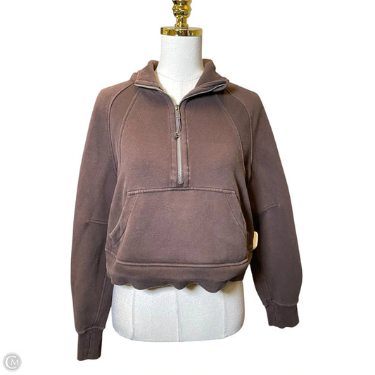 Sweater By Lululemon In Brown, Size: Xs