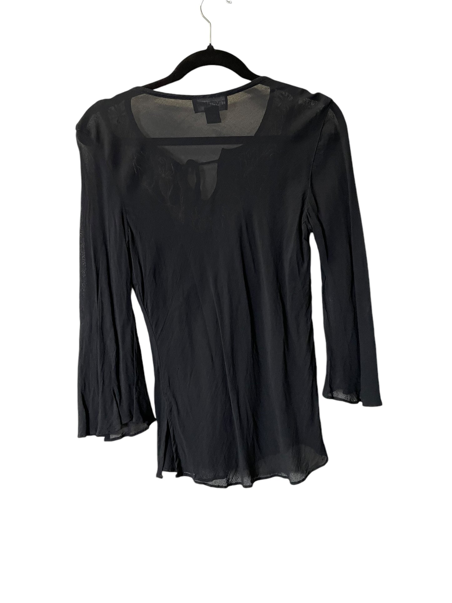 Top Long Sleeve By Clothes Mentor In Black, Size: L