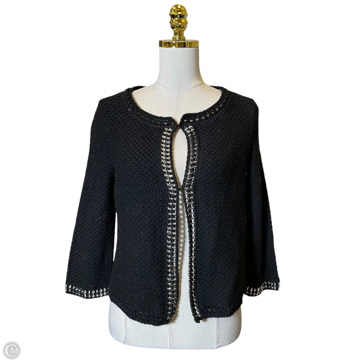 Cardigan By Chicos In Black, Size: M