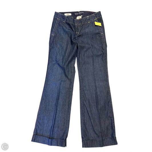 Pants Wide Leg By Banana Republic In Blue Denim, Size: 8