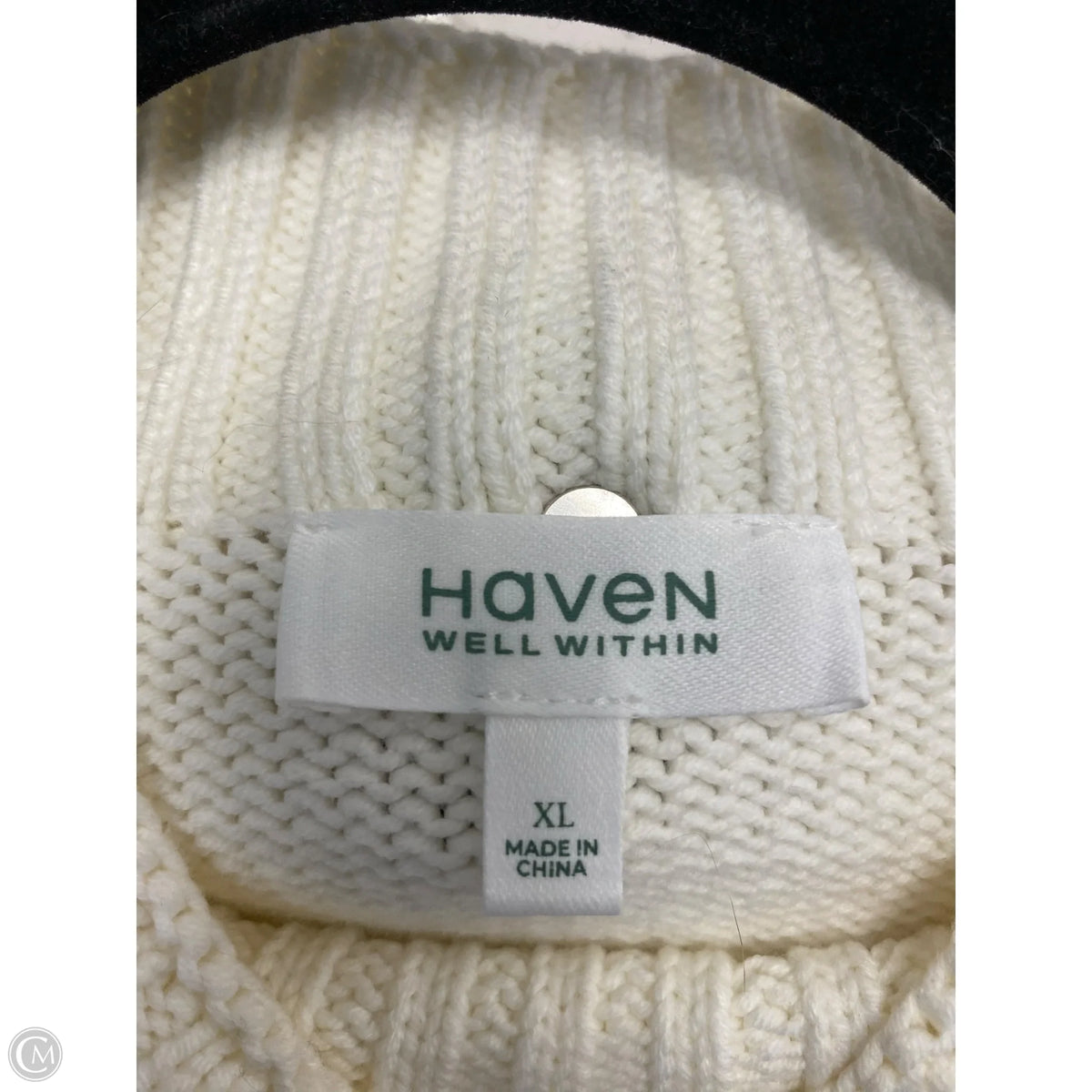 Sweater By Haven In Cream, Size: Xl