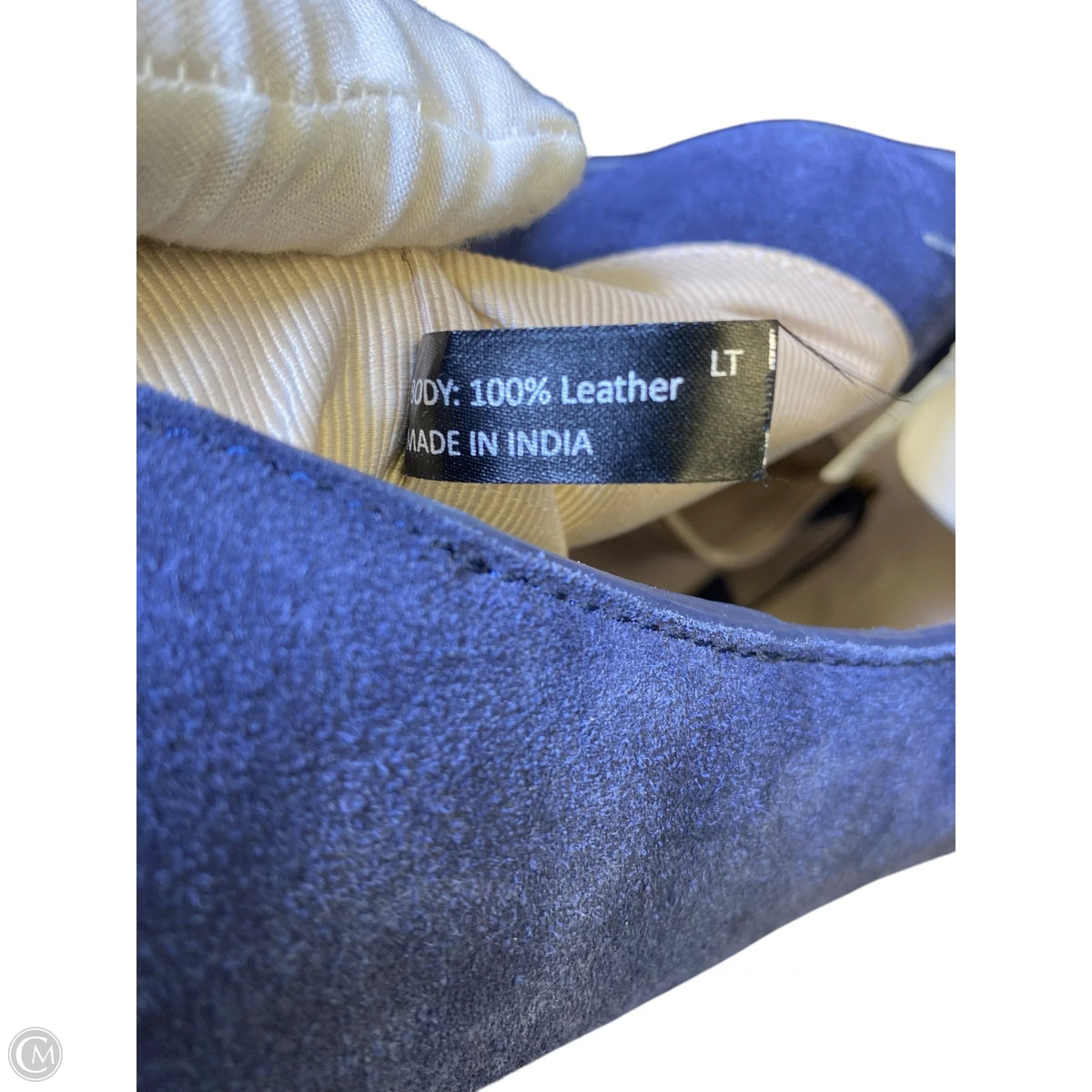 Handbag Leather By Margot, Size: Large