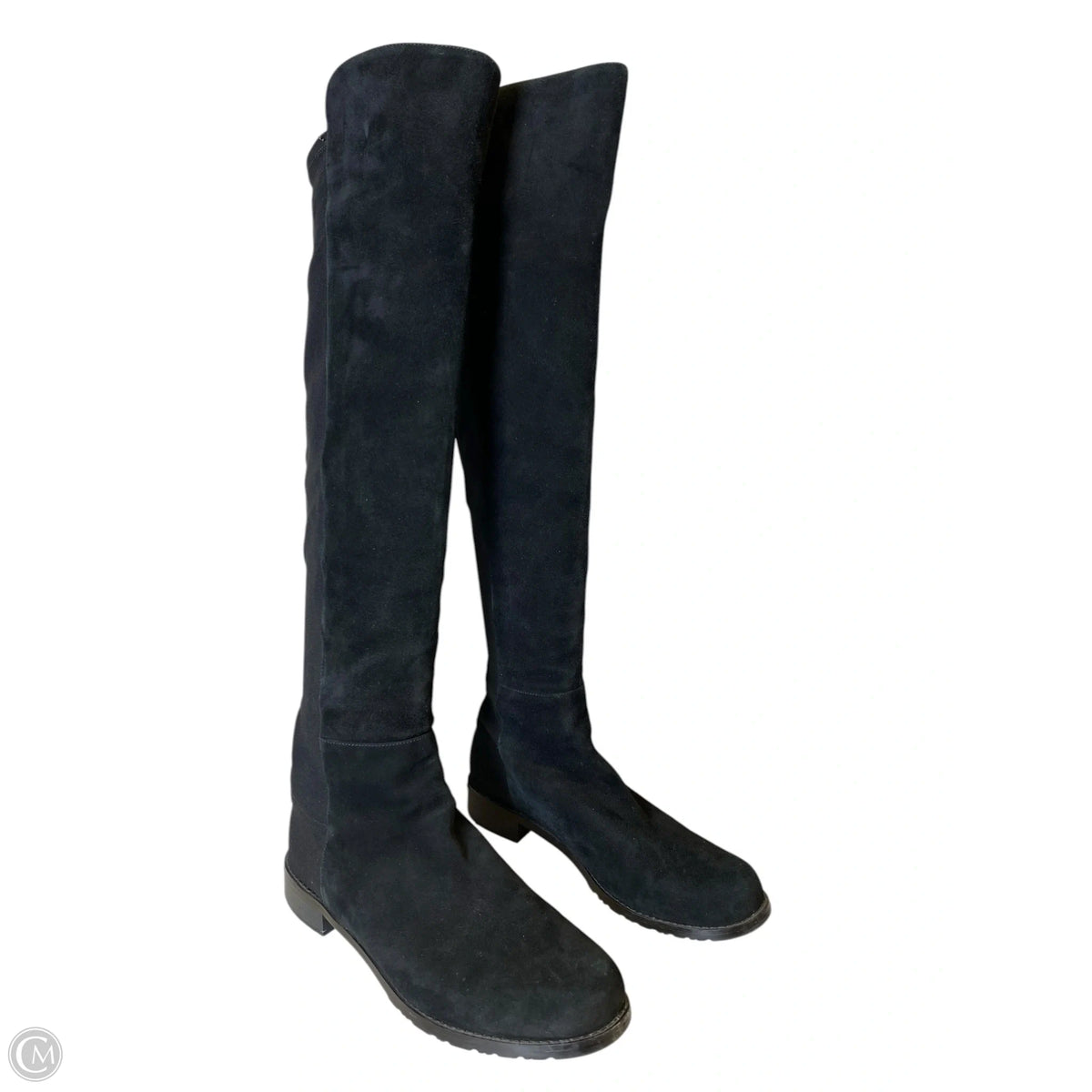 Boots Designer By Stuart Weitzman In Black, Size: 8.5