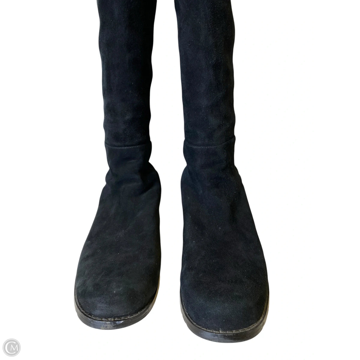 Boots Designer By Stuart Weitzman In Black, Size: 8.5