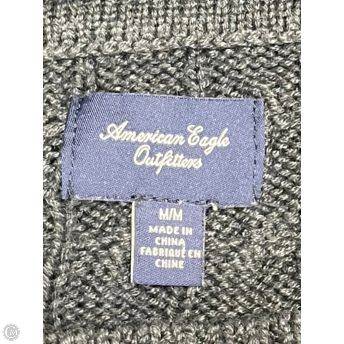 Sweater By American Eagle In Grey, Size: M