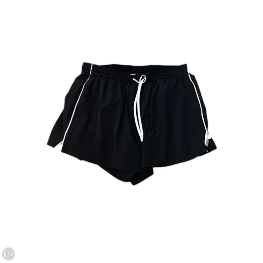Athletic Shorts By Lululemon In Black & White, Size: 10