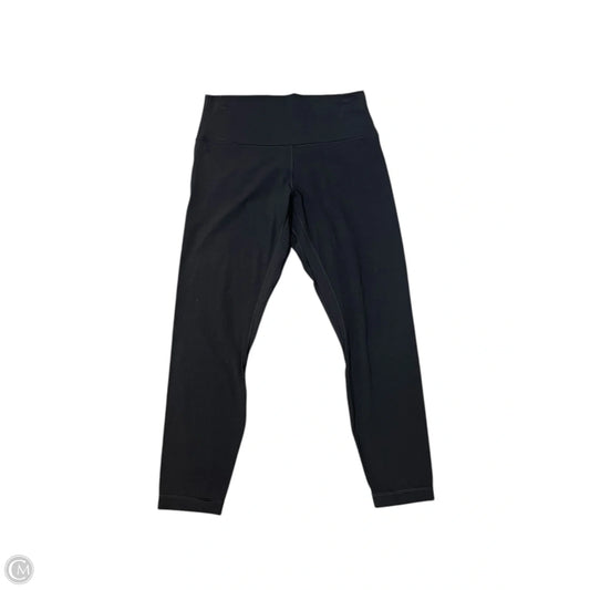Athletic Leggings By Lululemon In Black, Size: 12