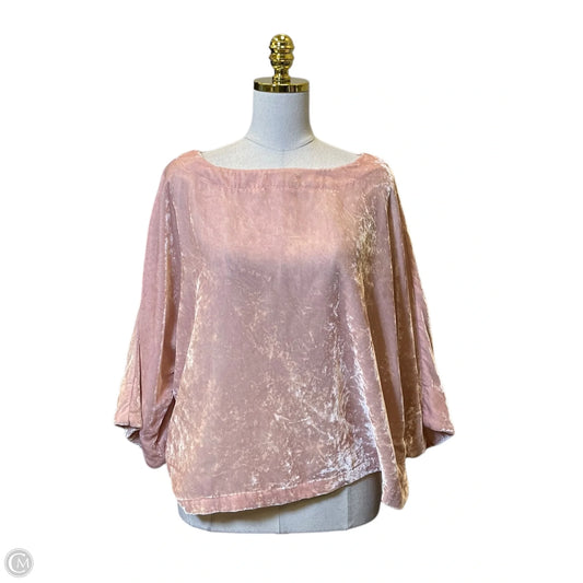 Top 3/4 Sleeve By Cupcakes And Cashmere In Pink, Size: M