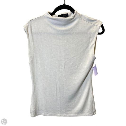 Top Sleeveless By Banana Republic In White, Size: S