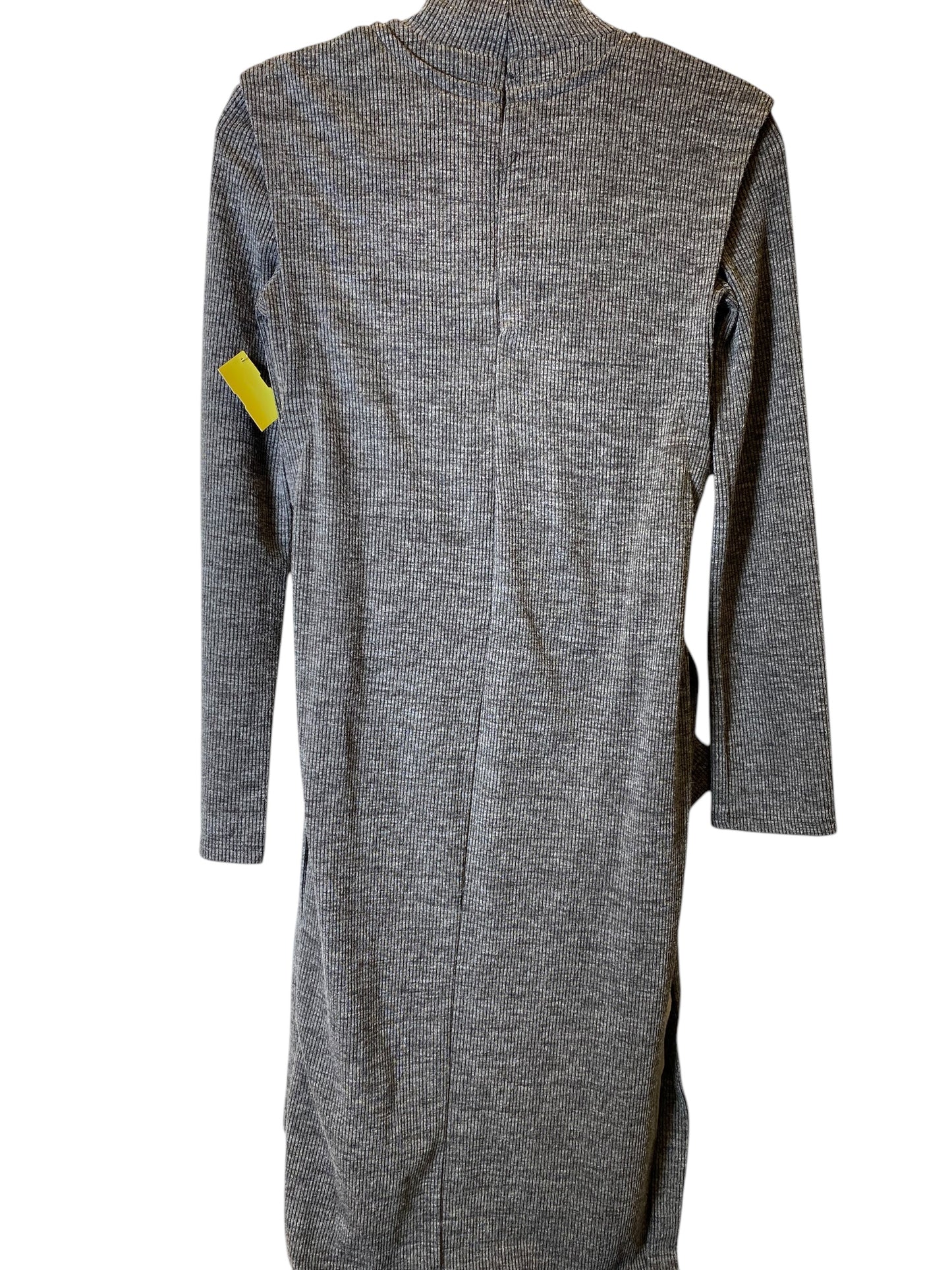 Dress Sweater By Zara In Grey, Size: S