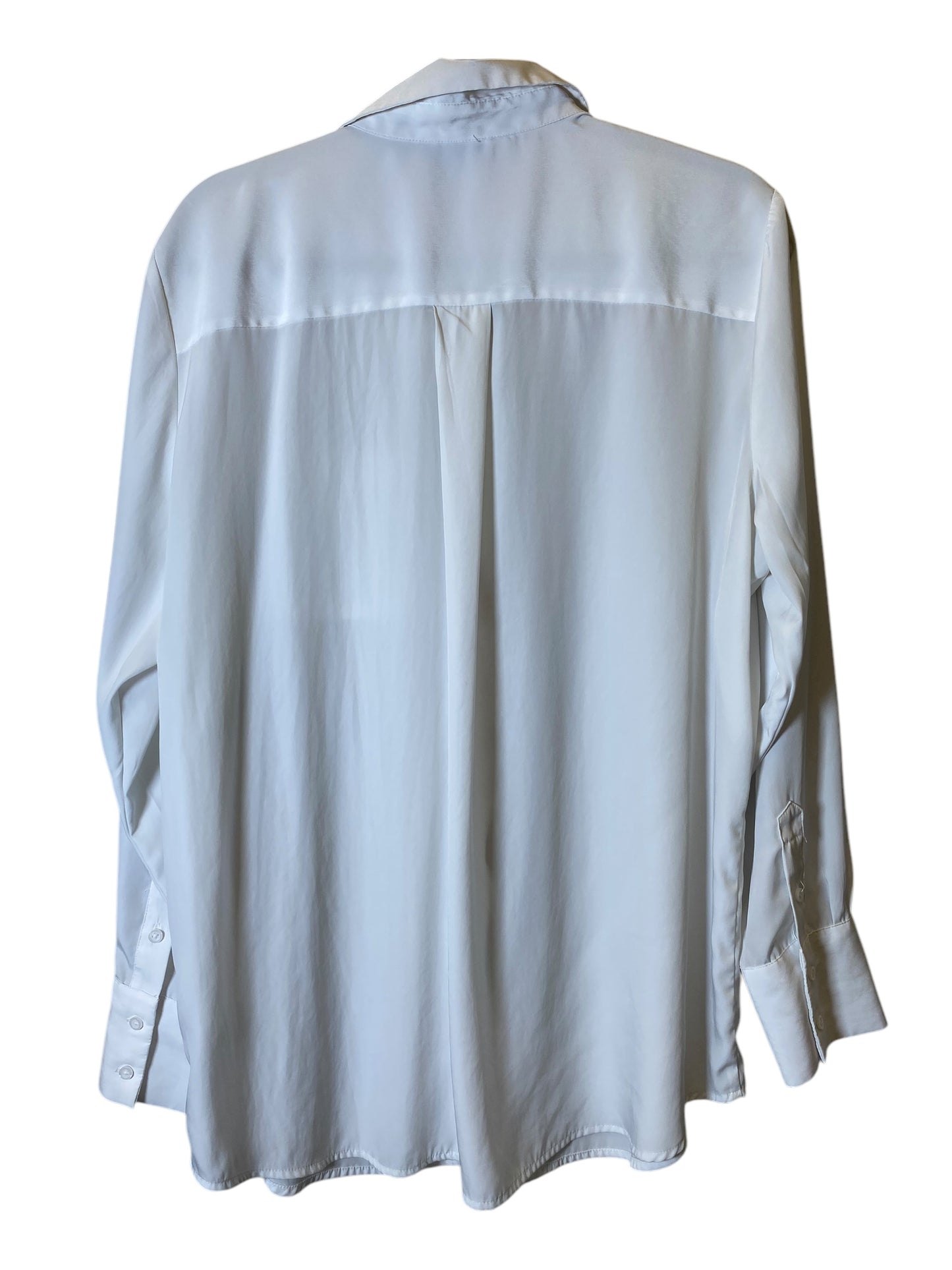 Top Long Sleeve By Nine West In White, Size: Xl