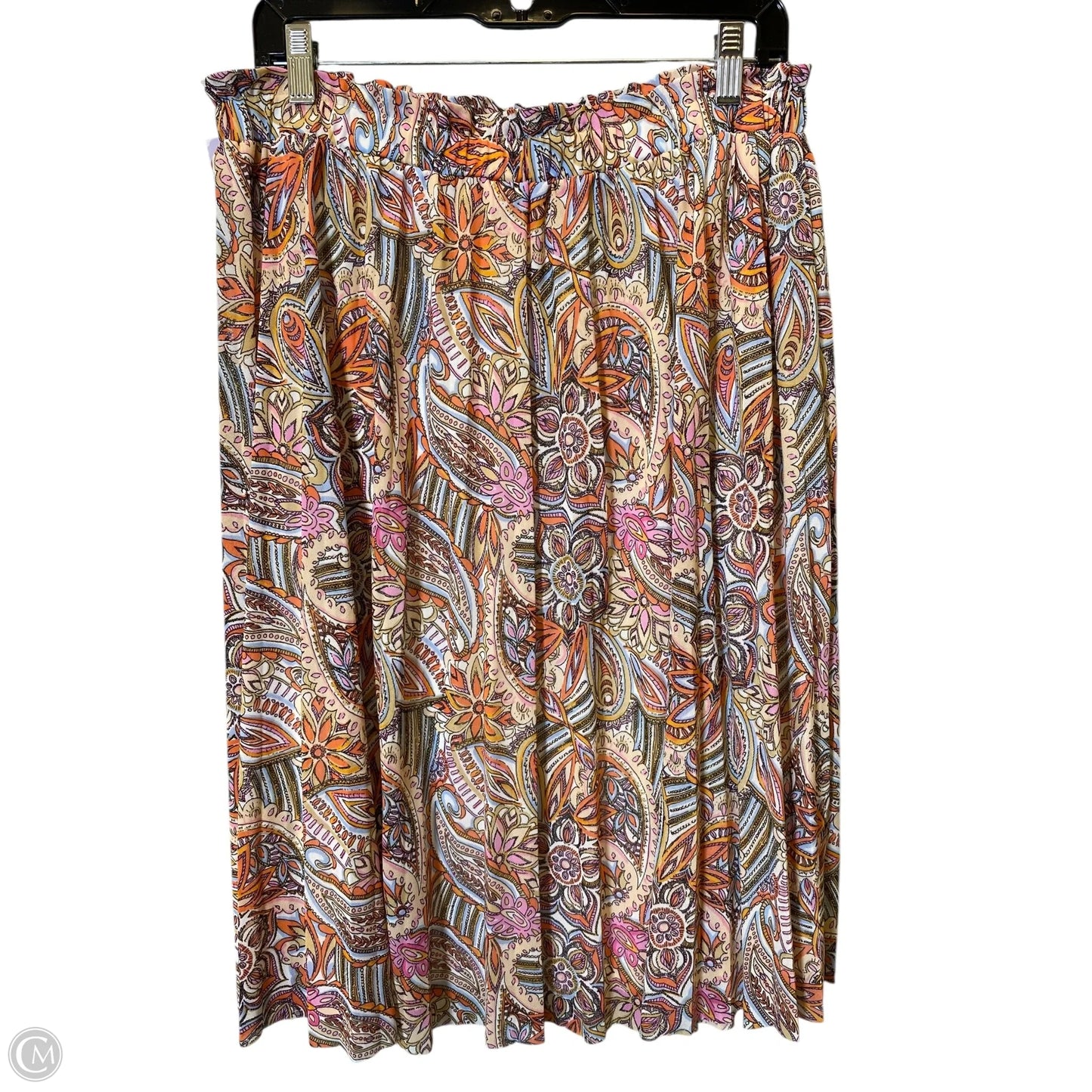 Skirt Midi By Versona In Multi-colored, Size: 14