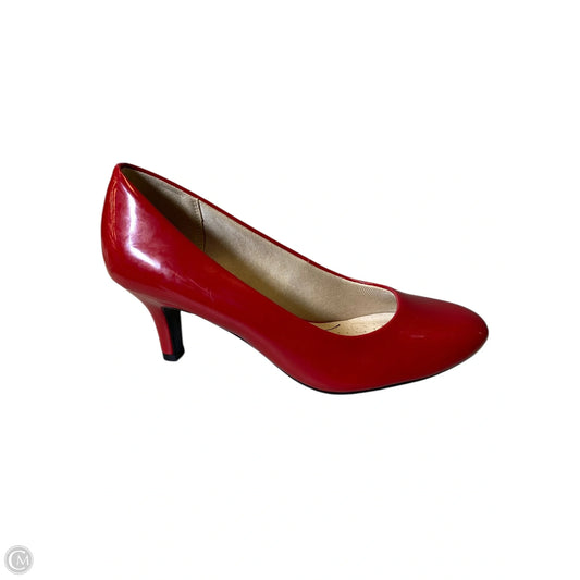 Shoes Heels Kitten By Life Stride In Red, Size: 8