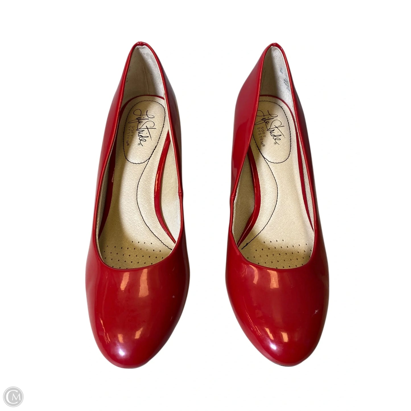 Shoes Heels Kitten By Life Stride In Red, Size: 8