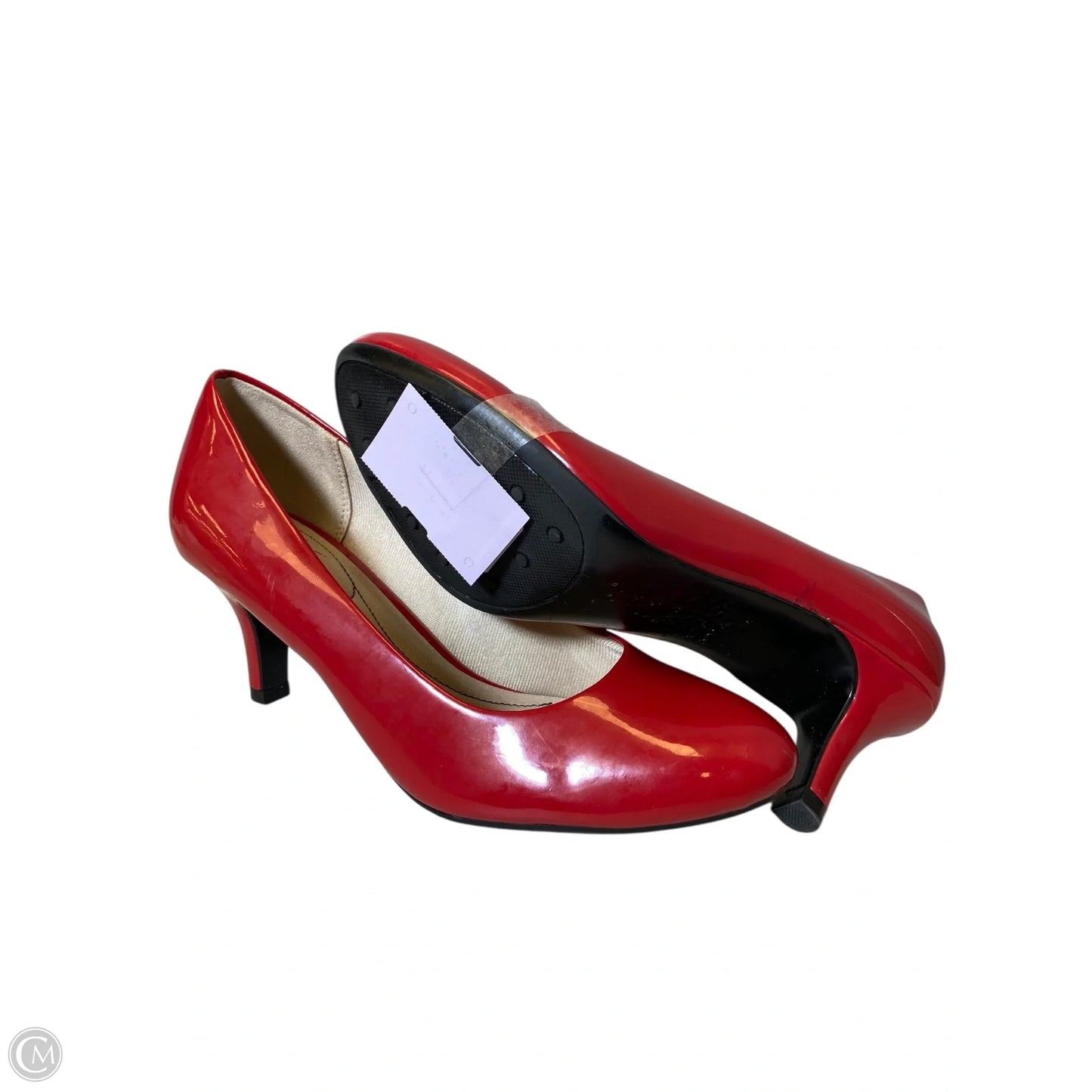 Shoes Heels Kitten By Life Stride In Red, Size: 8
