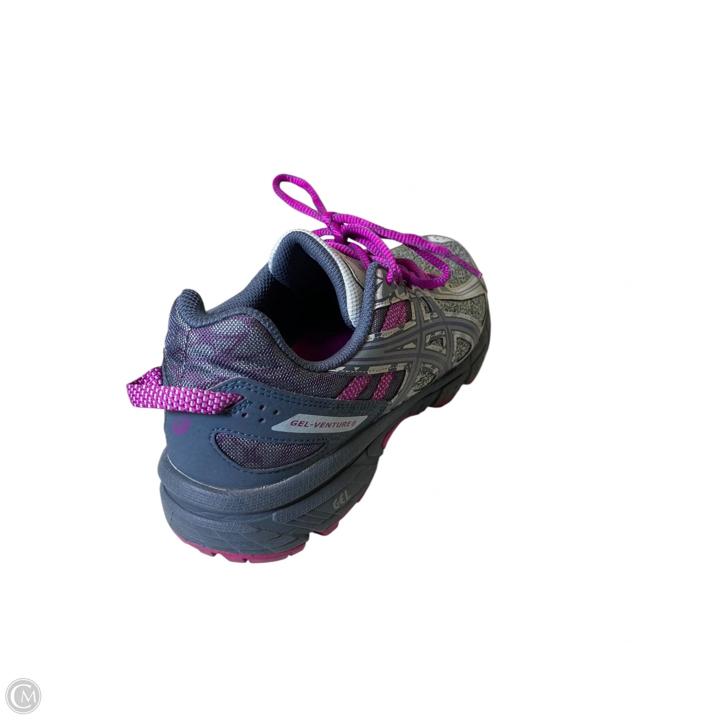 Shoes Athletic By Asics In Grey & Purple, Size: 10