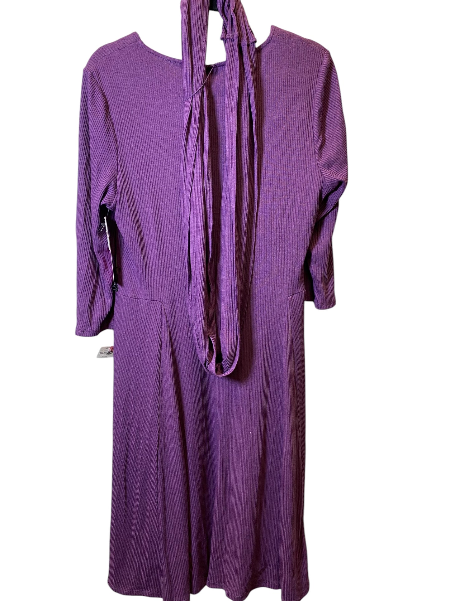 Dress Casual Maxi By Robbie Bee In Purple, Size: Xl