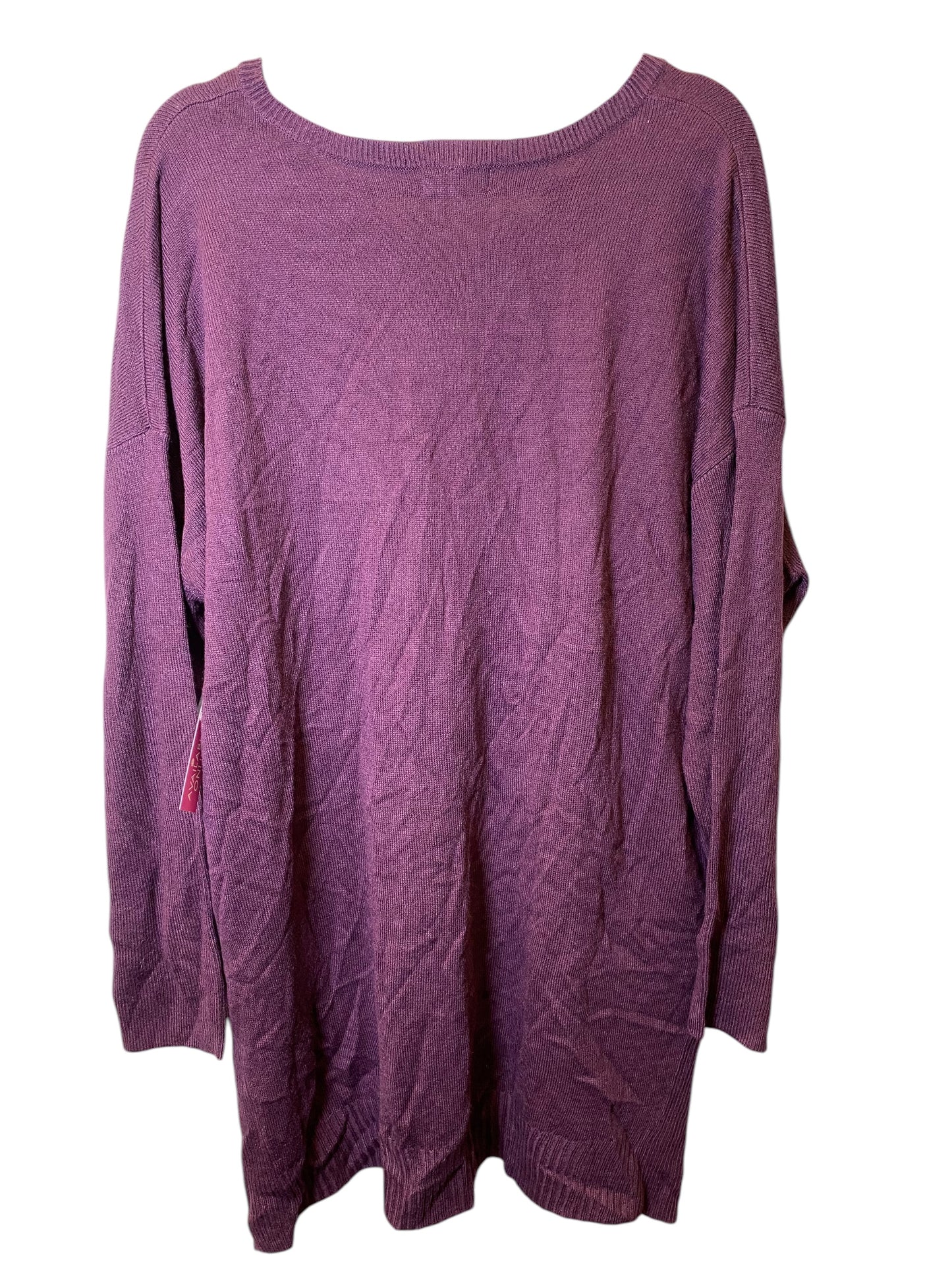 Sweater By Ana In Purple, Size: 2x