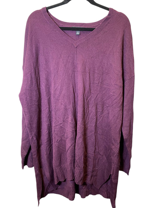 Sweater By Ana In Purple, Size: 2x