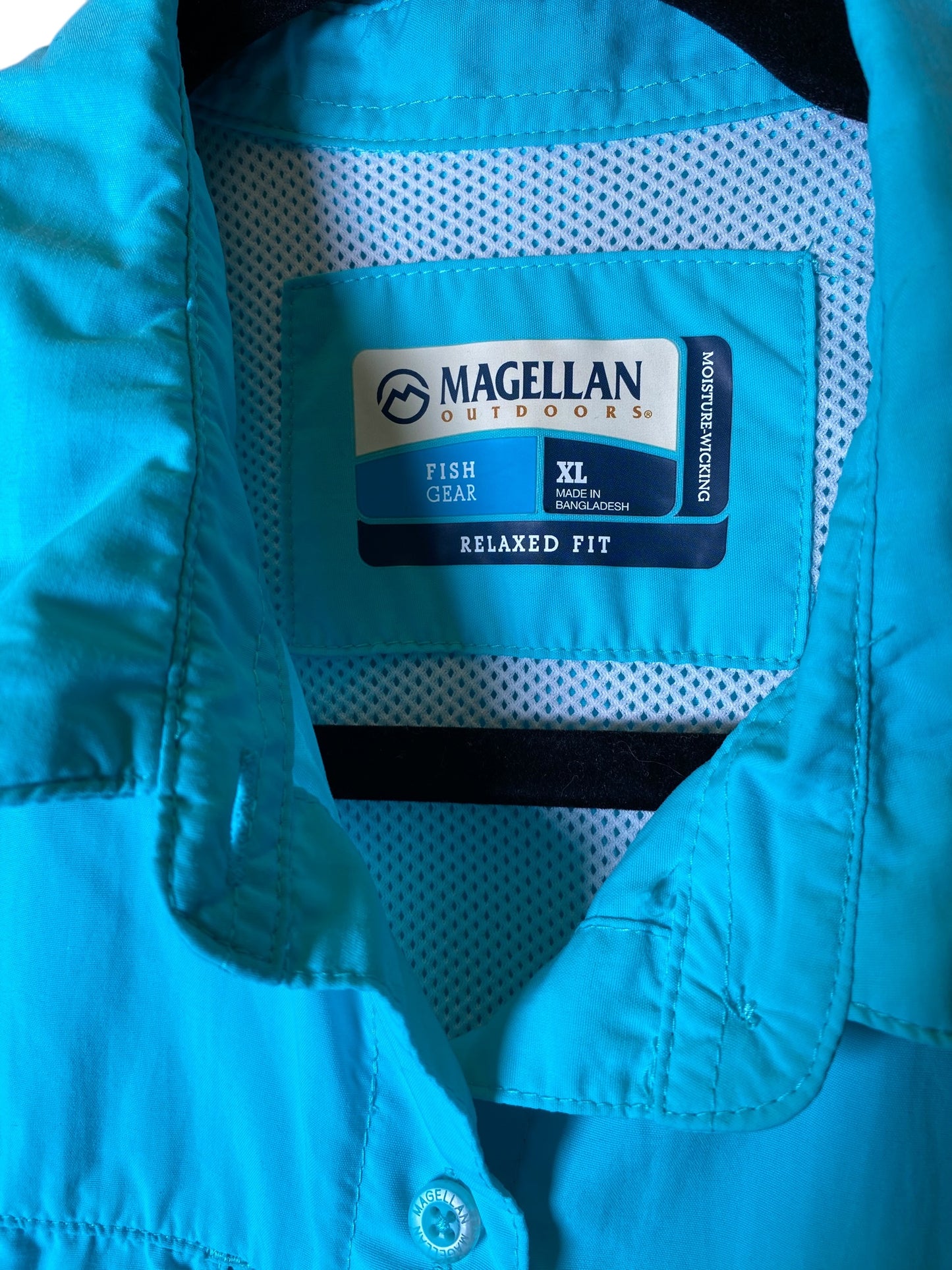 Athletic Top Short Sleeve By Magellan In Blue, Size: Xl