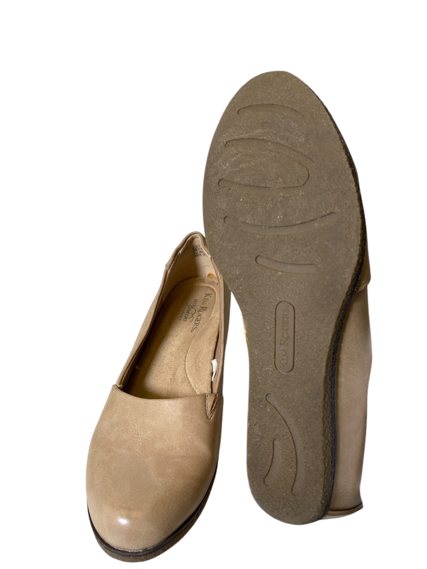 Shoes Flats By Kim Rogers In Beige, Size: 8.5