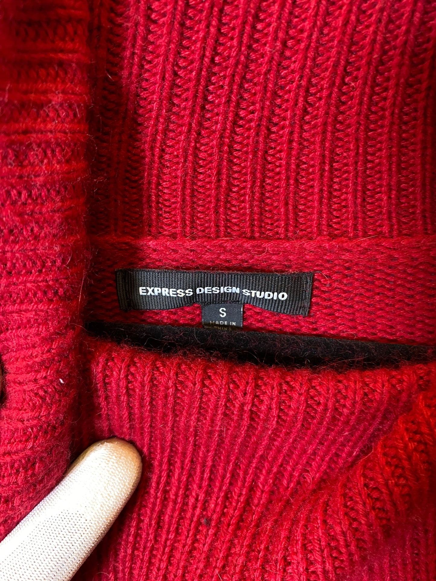 Sweater By Express Design Studio In Red, Size: S