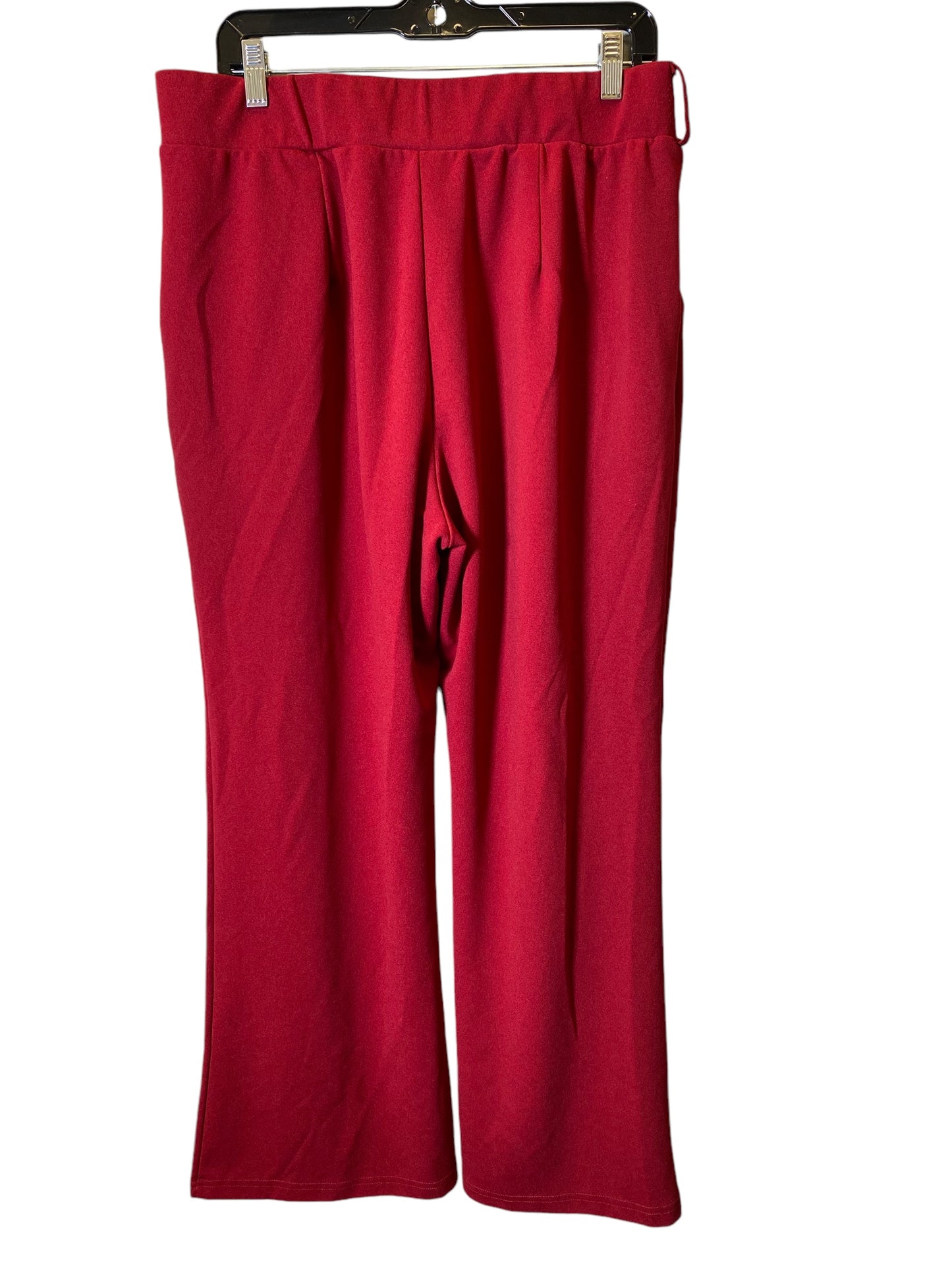 Pants Wide Leg By Clothes Mentor In Red, Size: Xl