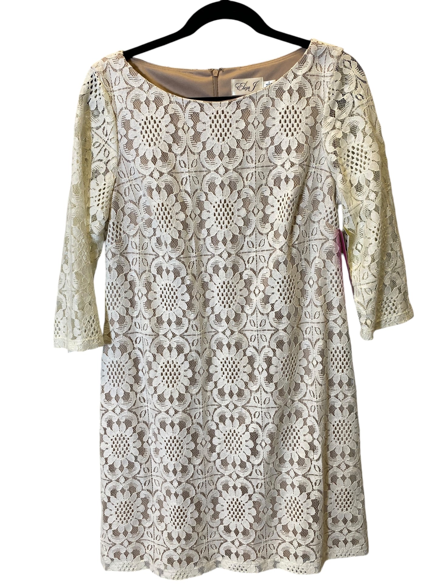 Dress Casual Maxi By Eliza J In Tan, Size: 10