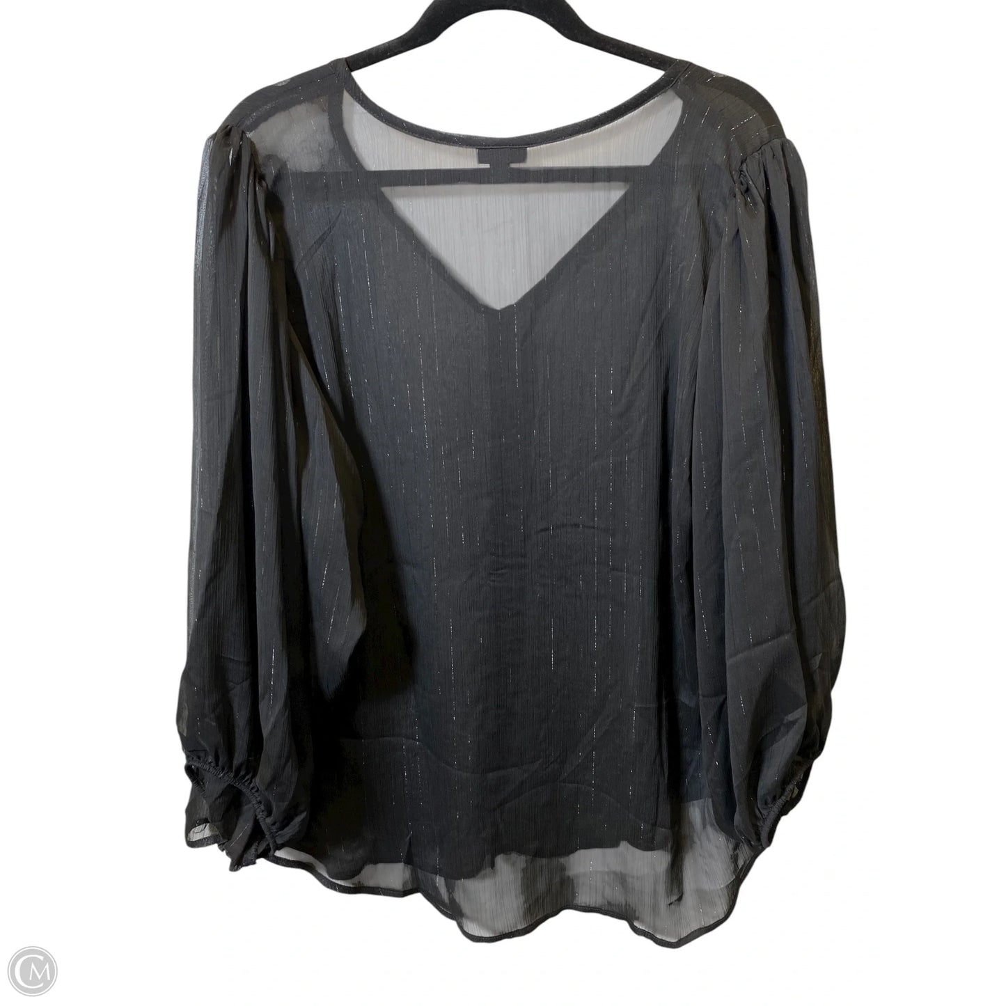 Top Long Sleeve By Torrid In Black, Size: 1x