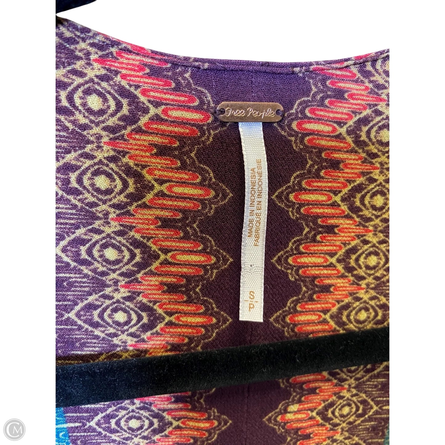 Blouse Long Sleeve By Free People In Multi-colored, Size: S