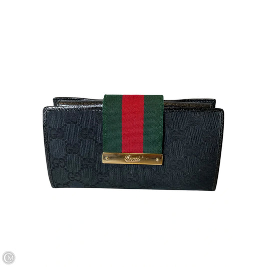 Wallet Luxury Designer By Gucci, Size: Medium
