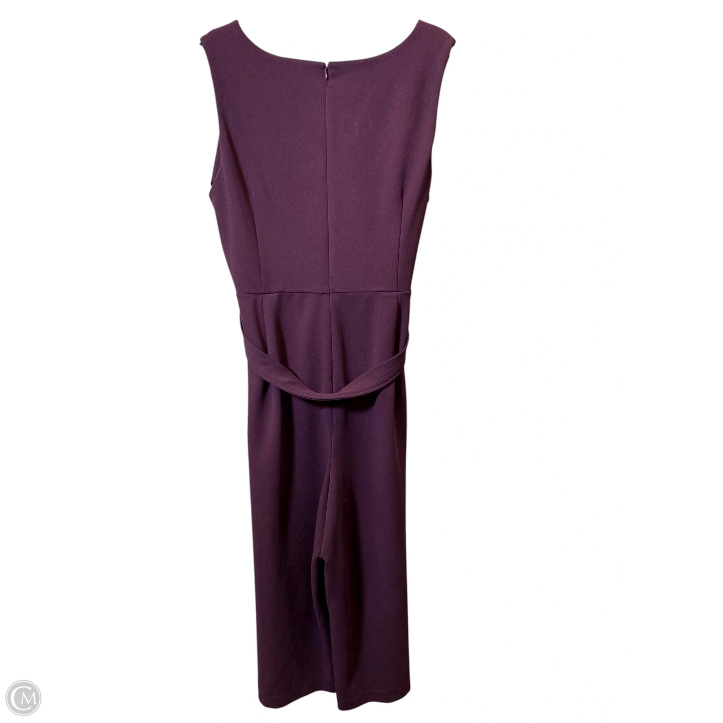 Jumpsuit By Calvin Klein In Maroon, Size: 14