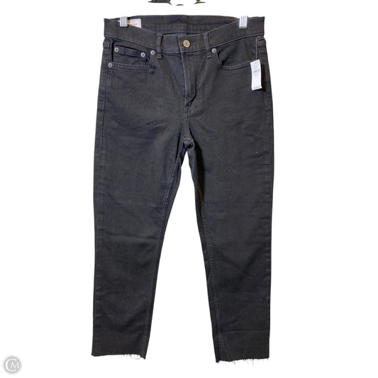 Jeans Straight By Gap In Black, Size: 6